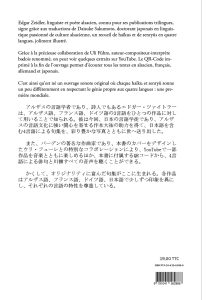 Quatrième de Couverture du livre Sur la feuille de l’aulne - d’Edgar Zeidler et Daisuke Sakumoto - haikus - maquette©regardgraphiste.com