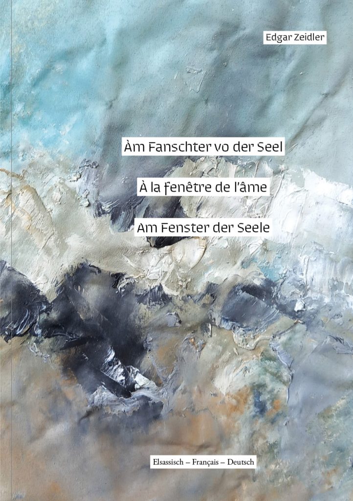 Première de couverture livre À la fenêtre de l'âme d'Edgar Zeidler
