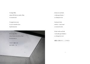Extrait du livre Sur la feuille de l’aulne - d’Edgar Zeidler et Daisuke Sakumoto - haikus - maquette©regardgraphiste.com
