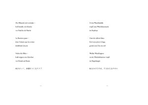 Extrait du livre Sur la feuille de l’aulne - d’Edgar Zeidler et Daisuke Sakumoto - haikus - maquette©regardgraphiste.com