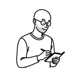 Graphiste éditorial 25 ans expérience — Olivier, Naissance de l'encre