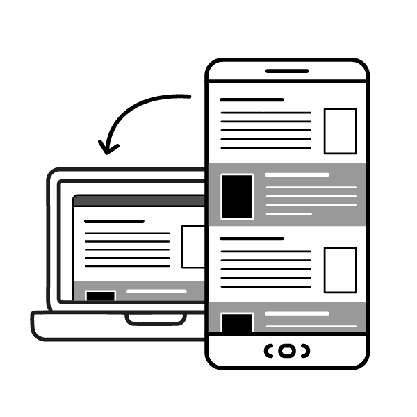 Navigation fluide et lisibilité optimisée mobile-first ©regardgraphiste.com