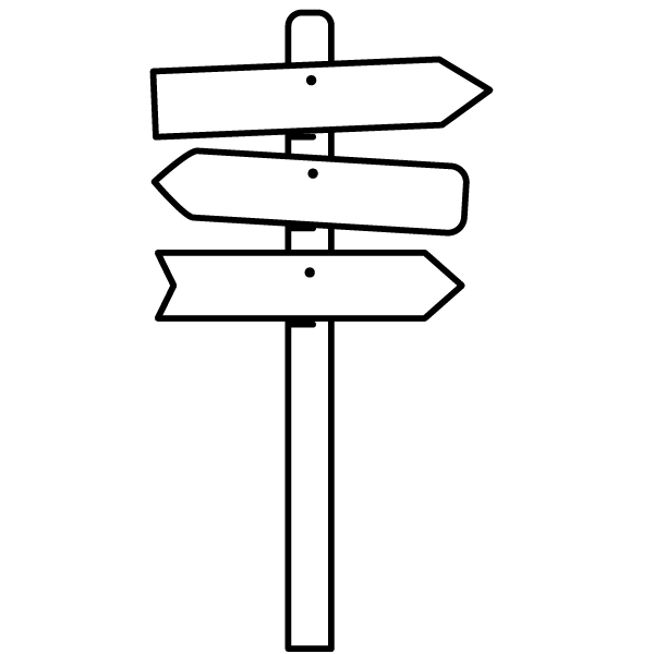 Illustration d'un panneau indiquant plusieurs directions possibles. Olivier vous guide à chaque étape de votre projet d'édition.
Chaque projet étant unique, je trouve avec vous les solutions adaptées.