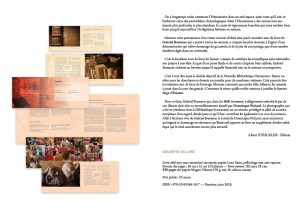 Bulletin d'information du livre «Au cœur de l'Europe humaniste» de Gabriel Braeuner — Éditions du Tourneciel
