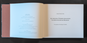Extrait, pages du livre «Au cœur de l'Europe humaniste», collection L'Esprit d'un lieu — Éditions du Tourneciel — textes de Gabriel Braeuner, photographies de Dominique Pichard