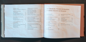 Extrait, pages du livre «Au cœur de l'Europe humaniste», collection L'Esprit d'un lieu — Éditions du Tourneciel — textes de Gabriel Braeuner, photographies de Dominique Pichard