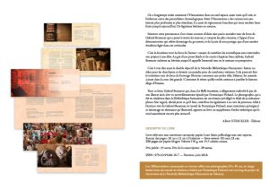 Flyer de souscription du livre «Au cœur de l'Europe humaniste» de Gabriel Braeuner — Éditions du Tourneciel