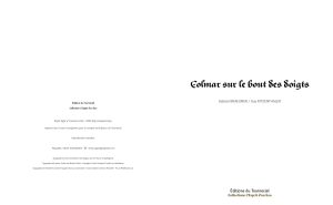 Extrait, pages du beau livre "Colmar sur le bout des doigts", collection L'Esprit d'un lieu — Éditions du Tourneciel — aquarelles de Guy Ritzenthaler, textes de Gabriel Braeuner