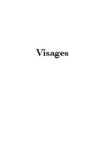 Page intérieure du livre « Visages » d’Albert Strickler — Éditions du Tourneciel