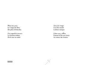 Double page intérieure du livre « Visages » d’Albert Strickler — Éditions du Tourneciel