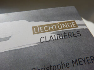 Illustration de « Lìechtùnge Clairières » de Jean-Christophe Meyer