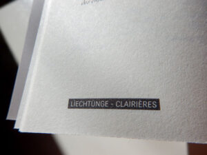 Illustration de « Lìechtùnge Clairières » de Jean-Christophe Meyer