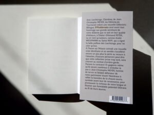 Illustration de « Lìechtùnge Clairières » de Jean-Christophe Meyer